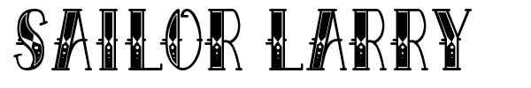 Sailor Larry font preview